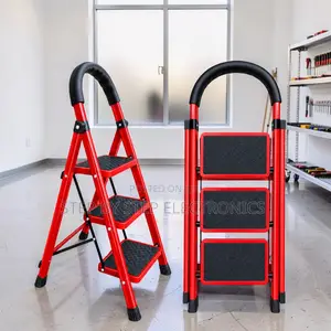 2,3,4 and 5 Step Folding Ladder Reliable Performance for Garage Tasks