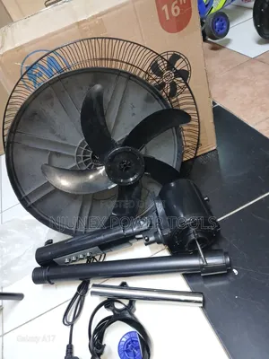 Black 16-Inch Oscillating Pedestal Standing Fan