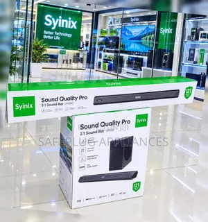 Syinix SYN-Q120 360W Soundbar | Bluetooth, USB/SD, Optical ARC