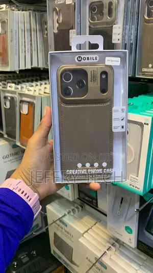 Aluminum Alloy and Leather Case With an With Apple iPhone 17 Pro Max