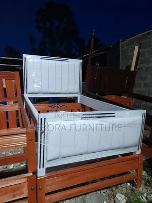 Brand New | White Tufted Modern Bed Frame