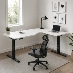 L-Shape Electric Desk 1.4m by 1.2m