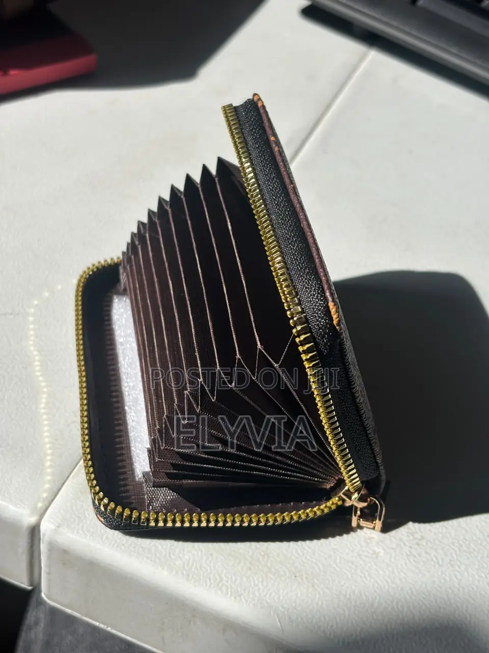 Classic Monogram Floral Cardholder