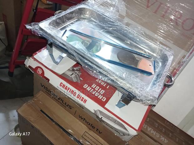 Generic 9l/11l Stainless Steel Rectangular Chafing Dish - main view