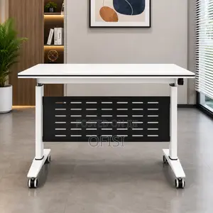 Office Table: Swivel Folding Training Table