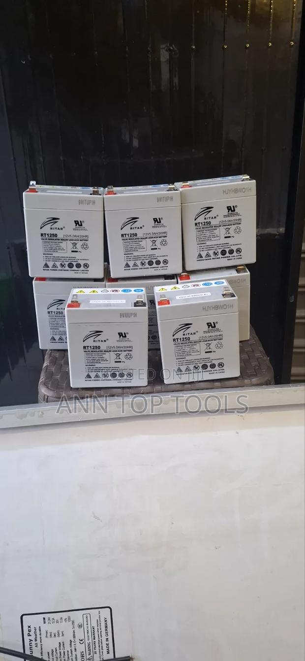 5.0 Ah 12 v Ritar Battery - thumbnail 2