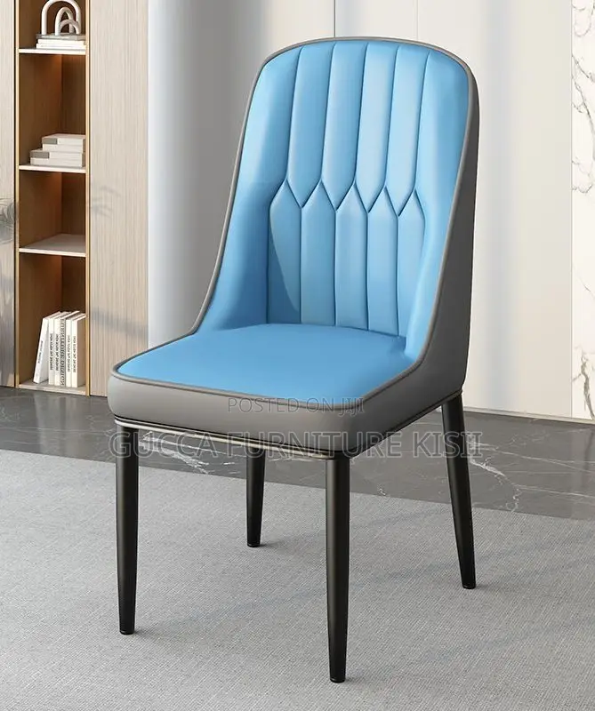 Leatherette Armless Dining Chair.