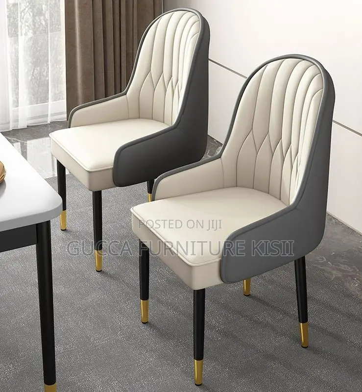 Leatherette Armless Dining Chair.