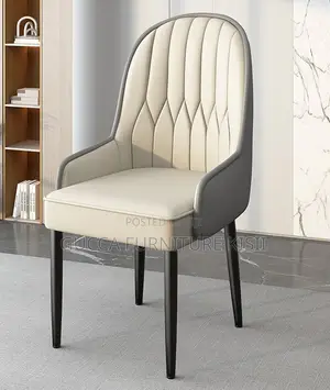 Leatherette Armless Dining Chair.