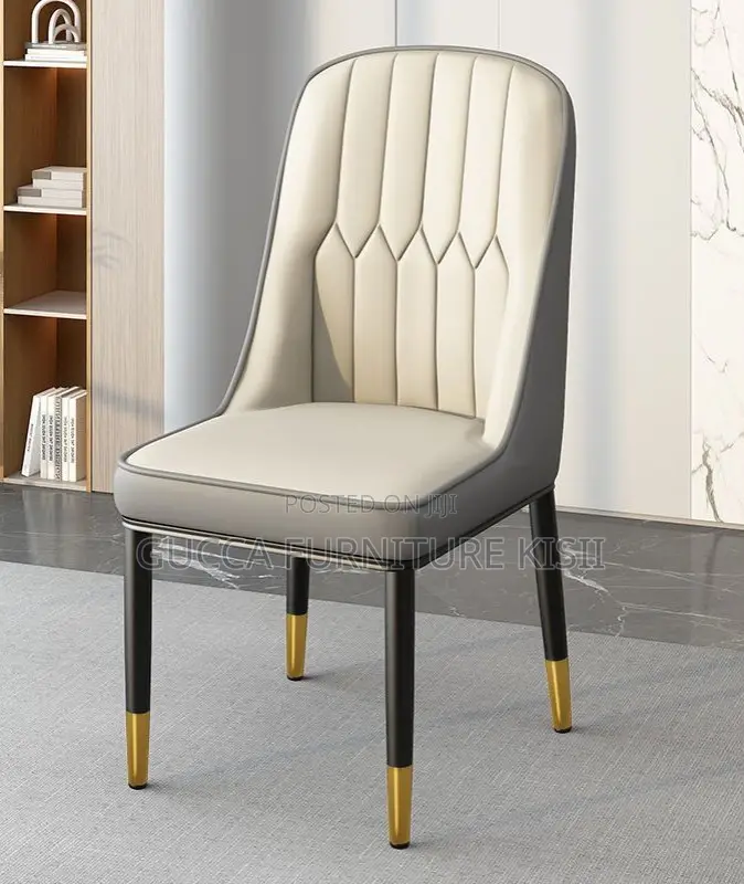 Leatherette Armless Dining Chair.