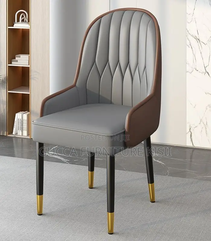 Leatherette Armless Dining Chair.