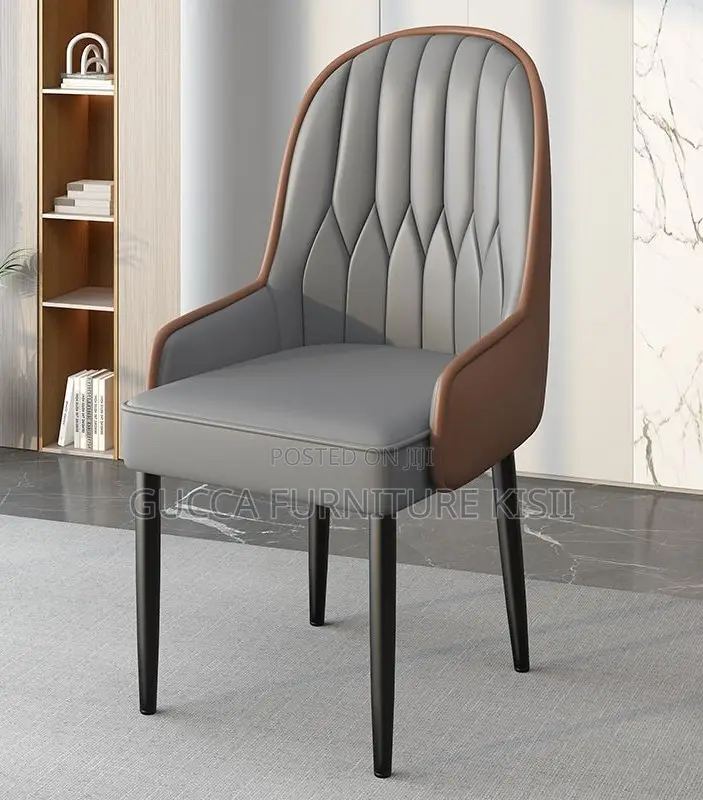 Leatherette Armless Dining Chair.