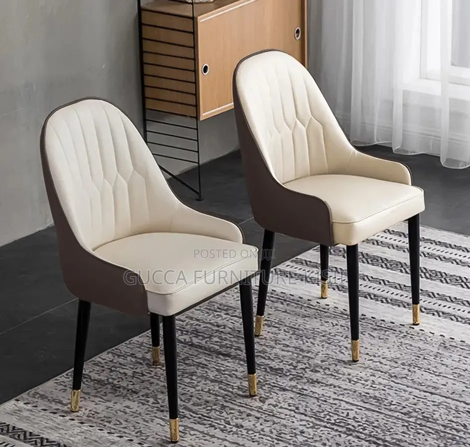Leatherette Armless Dining Chair.