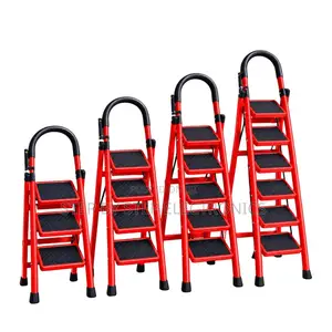 2,3,4 and 5 Step Folding Ladder Long Lasting for Outdoor Maintenance