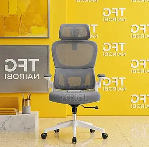 White Ergonomic Office Chair – Modern Comfortable Adjustable Desk Seat