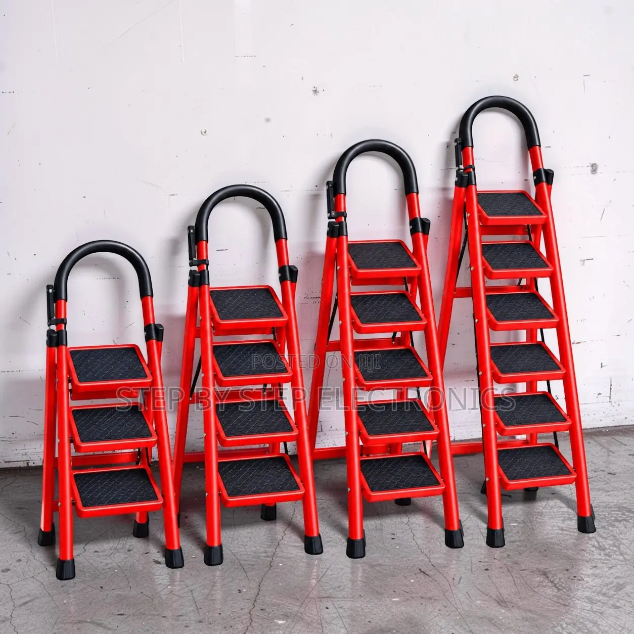 2,3,4 and 5 Step Folding Ladder User Friendly for Light Repairs