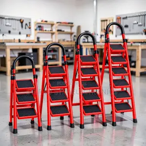 2,3,4 and 5 Step Folding Ladder Easy Handling for Wall Painting