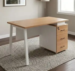 1.4 Meter Modern Office Desk With Drawers Kenya – Spacious Workstation
