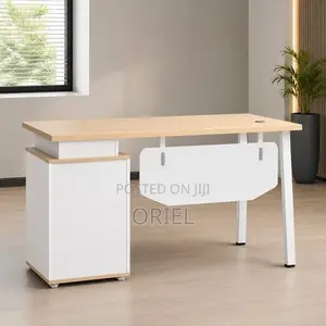 1.4 Meter Modern Office Desk With Drawers Kenya – Spacious Workstation