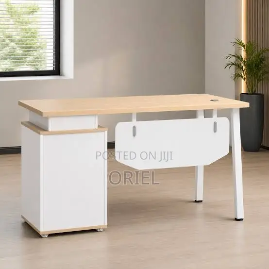 1.4 Meter Modern Office Desk With Drawers Kenya – Spacious Workstation