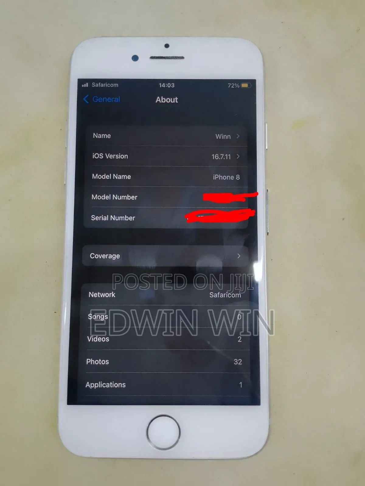 Apple iPhone 8 64 GB White