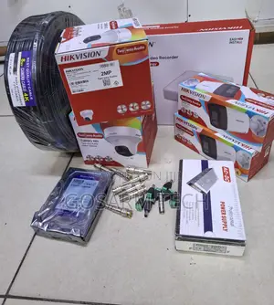 Hikvision CCTV 4 Cameras 2Way Audio ColorVu Complete Kit Kenya