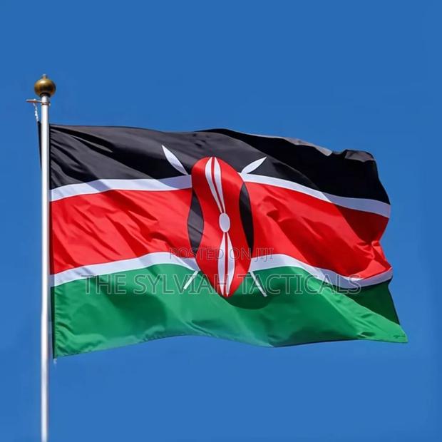 Kenyan Kenya Flag 1mx1.5m Large 100% Polyester - thumbnail 2