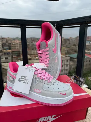 Nike Airforce 1 Hello Kitty Edition AF1 Pink/Grey Size 36-40 Available