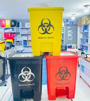 Biohazard 30L Colour Coded Pedal Bins