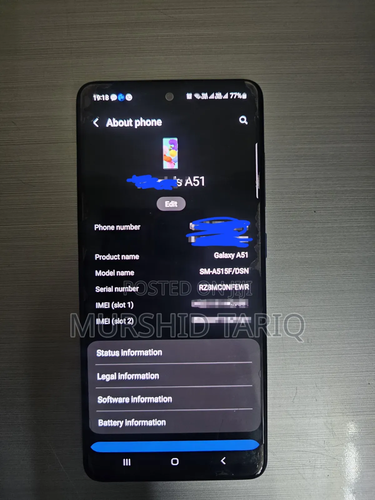 Samsung Galaxy A51 128 GB Blue
