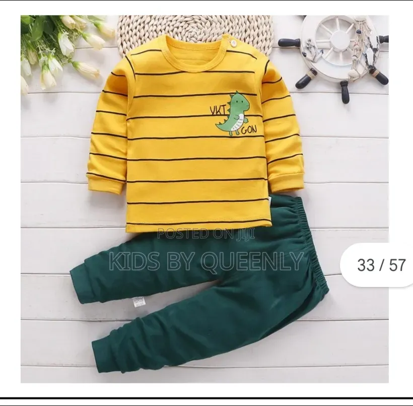 Kids Cotton 2piece Sets