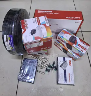 2Way Audio Set Hikvision Colorvu 4 Channel DVR Camera CCTV Kit 24/7