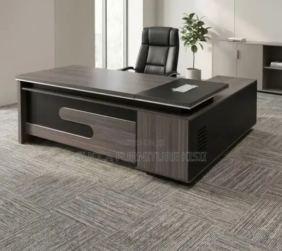 Modern L-Shaped 1800mm Director's Desk