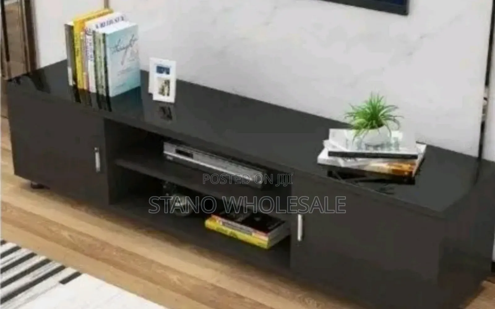 Rio Black TV Stand