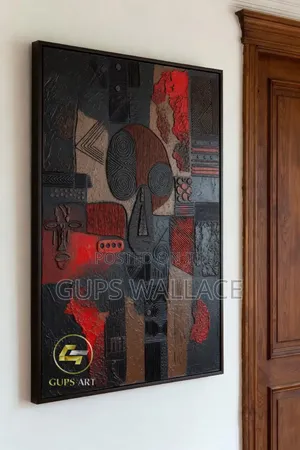 Abstract Painting on Canvas