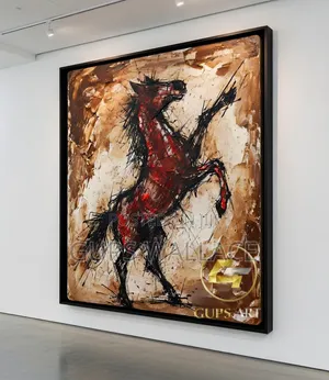 Abstract Painting on Canvas