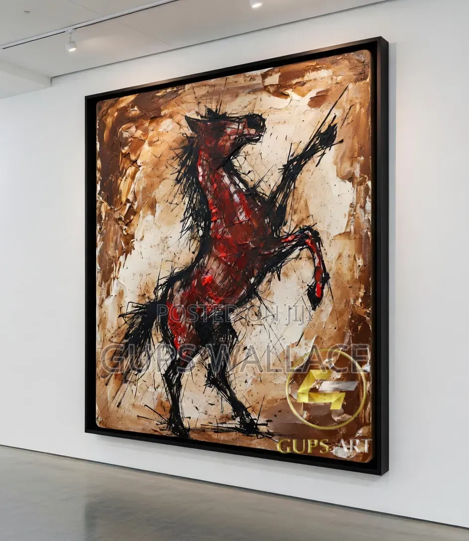 Abstract Painting on Canvas
