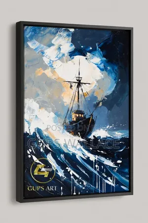 Abstract Painting on Canvas