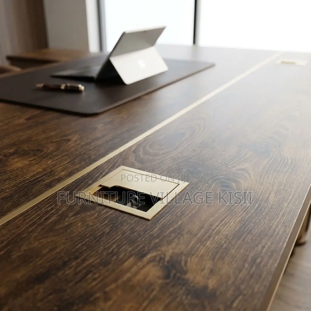 140cm Brown Executive Desk