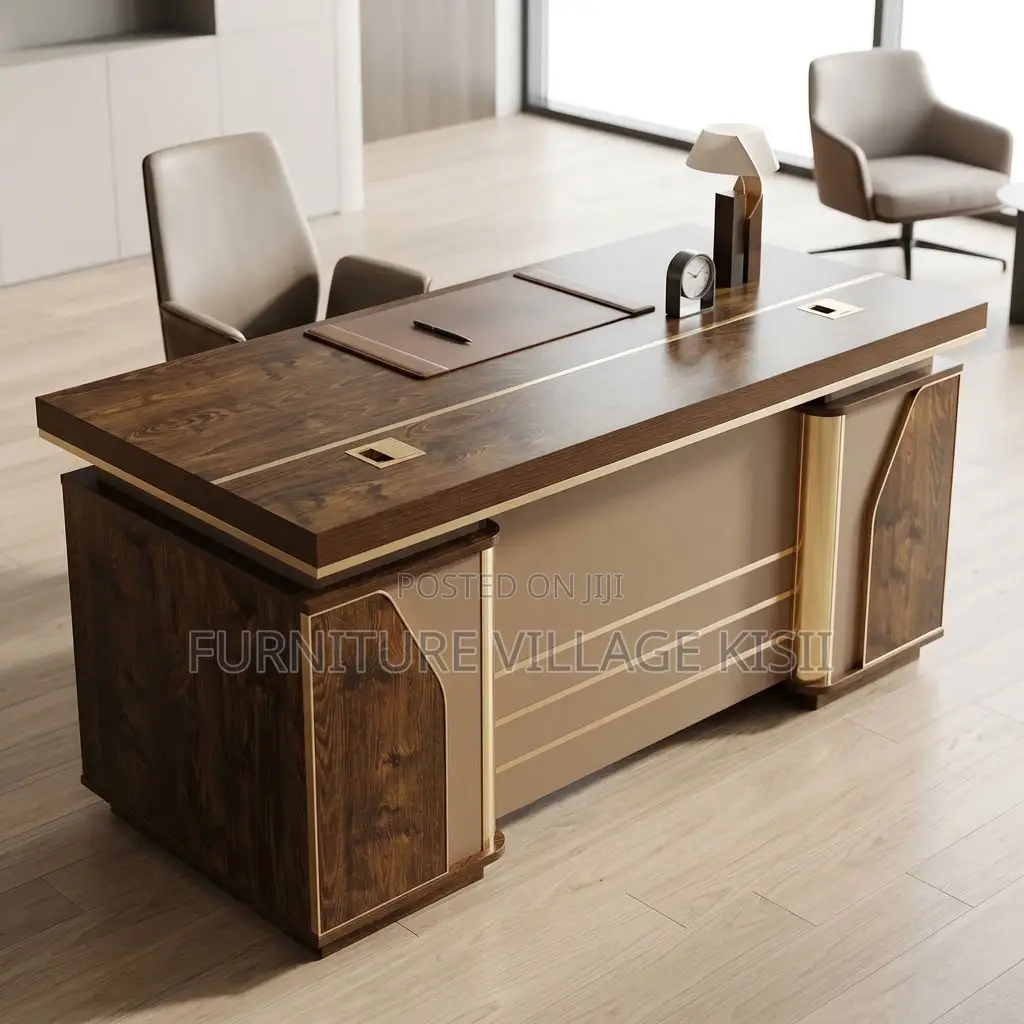 140cm Brown Executive Desk