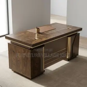 140cm Brown Executive Desk