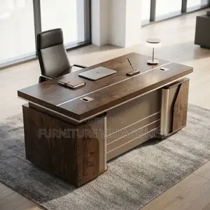 140cm Brown Executive Desk
