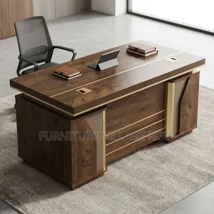 140cm Brown Executive Desk