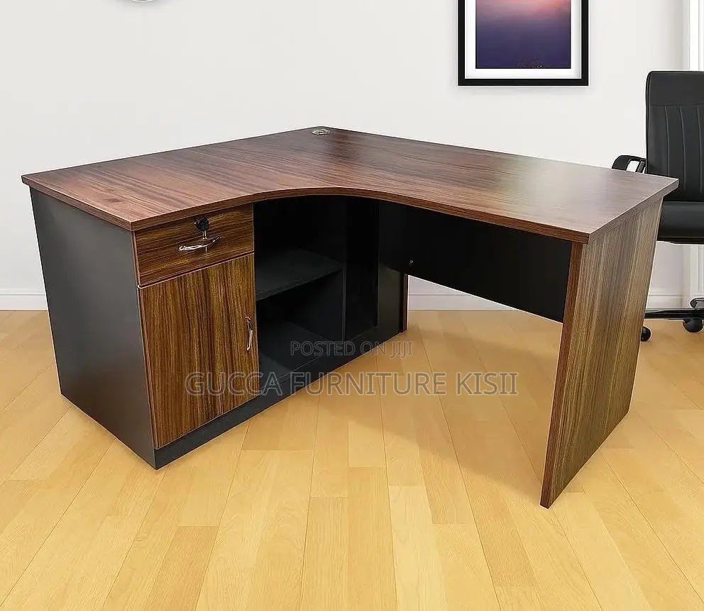 Imported 1.4m Curved Secretarial Task Desk
