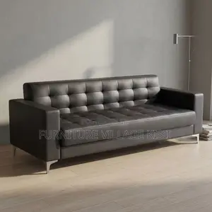 3-Person Leather Sofa