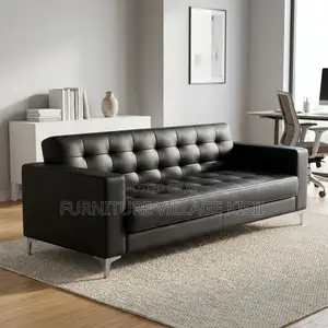 3-Person Leather Sofa