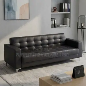 3-Person Leather Sofa