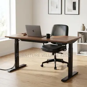 L-Shaped Electric Desk With 2 Mottors