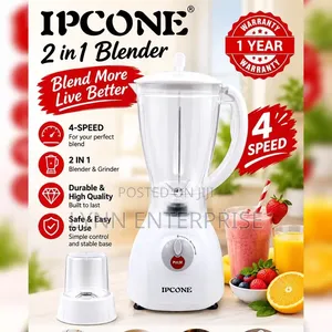 IPCONE 2 in 1 Blender 4 Speed