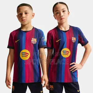 Barcelona Home Jersey for Children 1 Yr to 14Yrs
